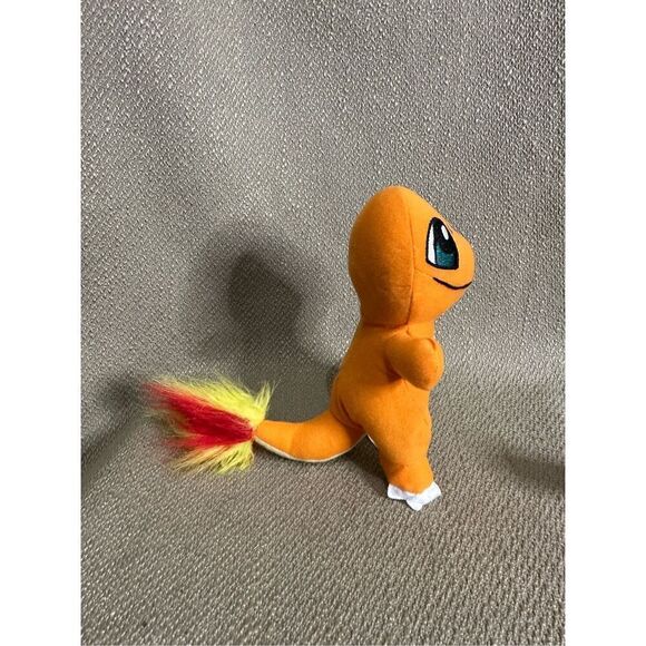 Pokemon CHARMANDER Stuffed Animal Plush Toy Factory 2017 Orange Fire 6.5” - Picture 4 of 10